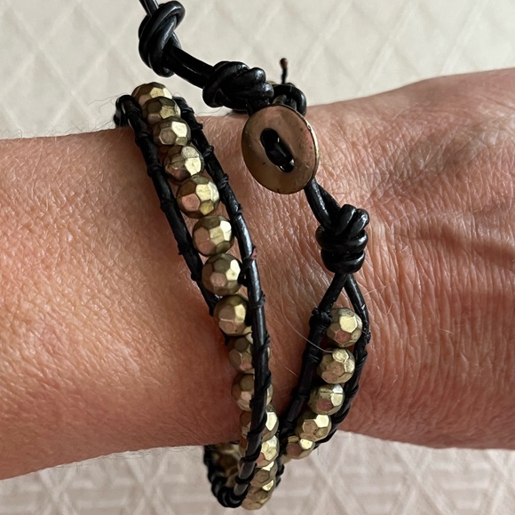 Pittsburgh Steelers Beaded Charm Bracelet + Silpada wrap bracelet - Picture 11 of 11